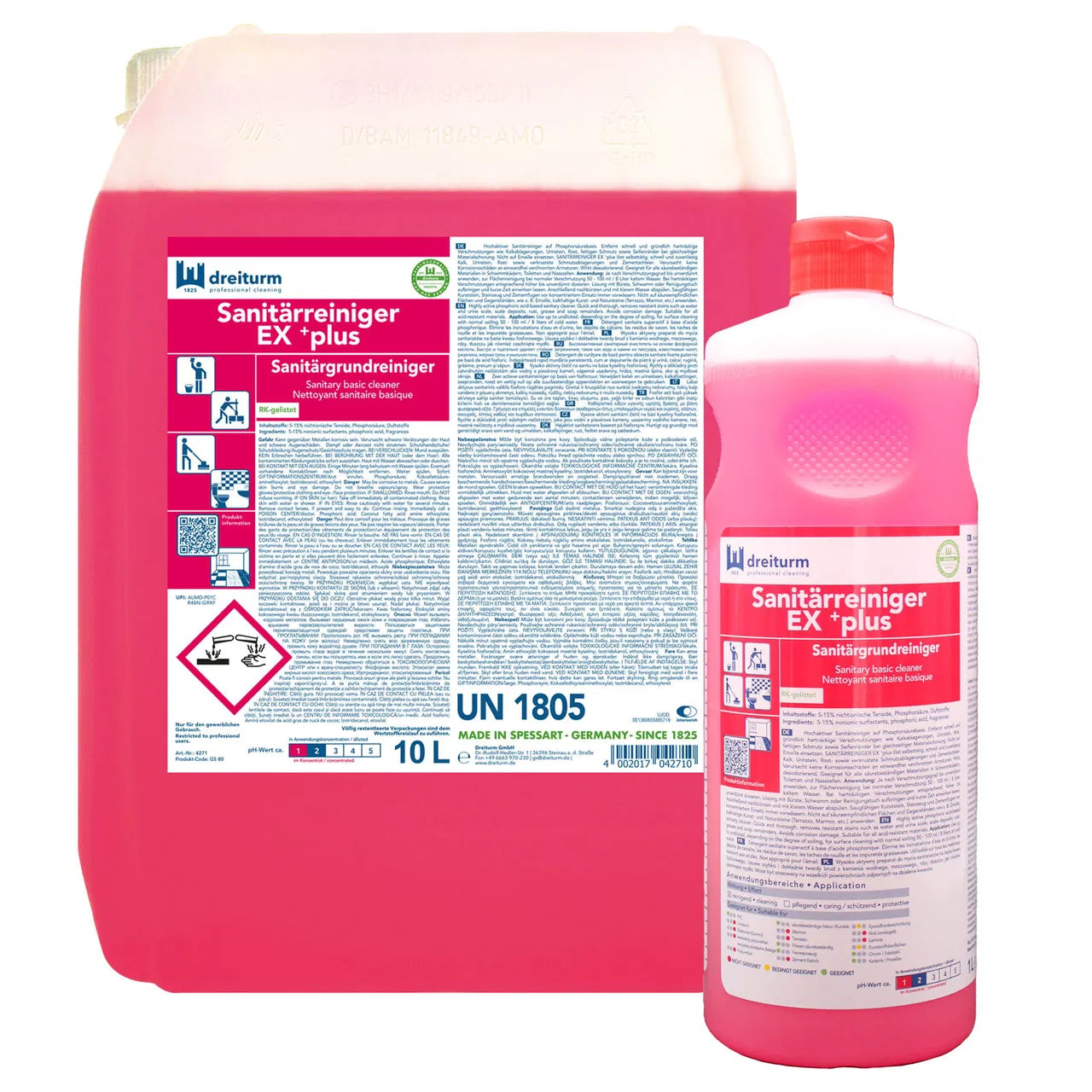 dreiturm Sanitärreiniger EX +plus | Sanitärgrundreiniger