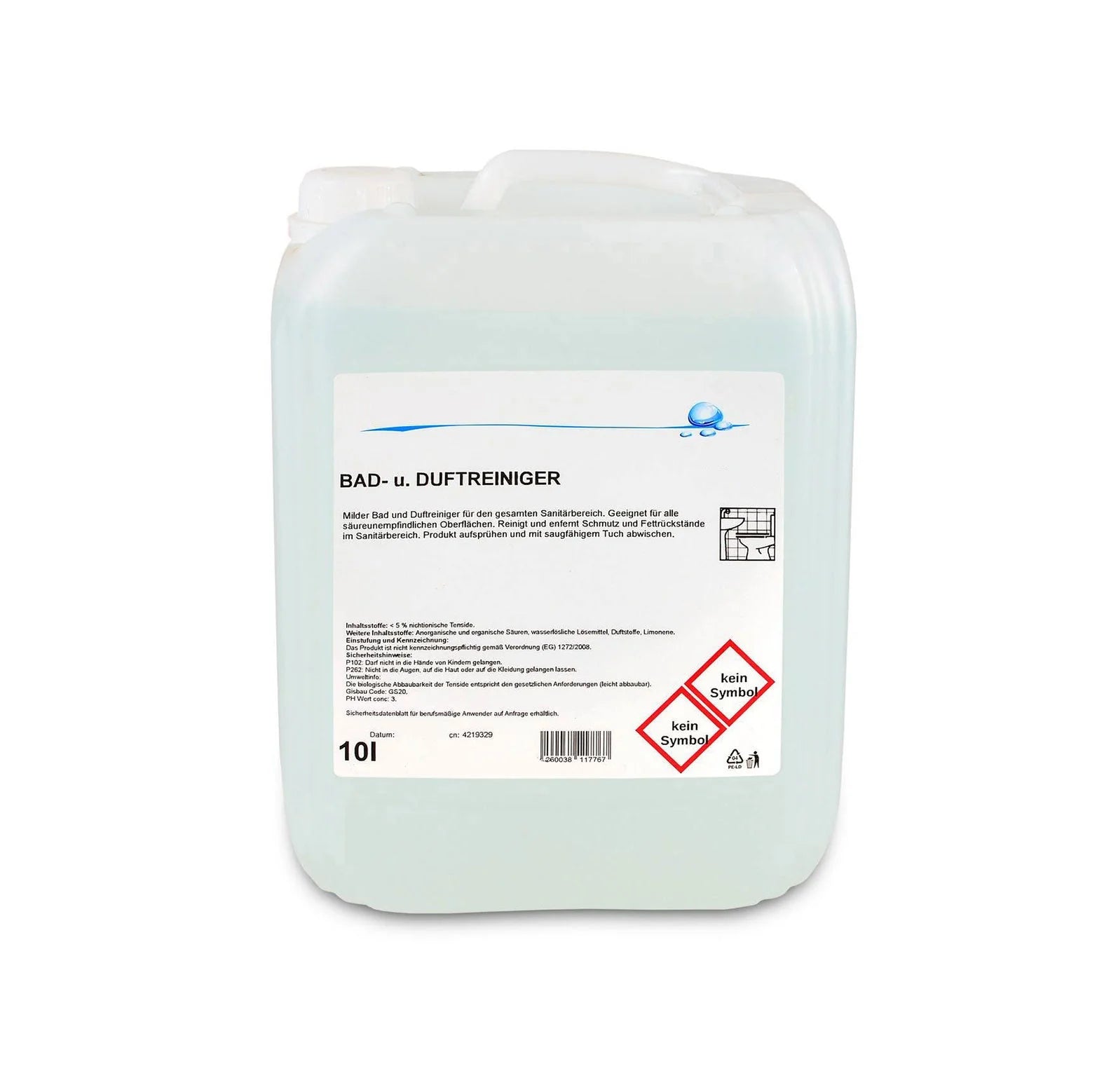 Bad und Duftreiniger, pH-Wert 2